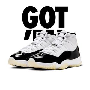 Air Jordan 11 Gratitude. Size 7M/8.5W. White black.